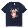 Japansk Jojo Bizarre Adventure Anime T-skjorte Unisex kvinner Kawaii Jojo Grafisk T-skjorte Tenåringer Unisexga Tee Shirt Kortermet Unisex