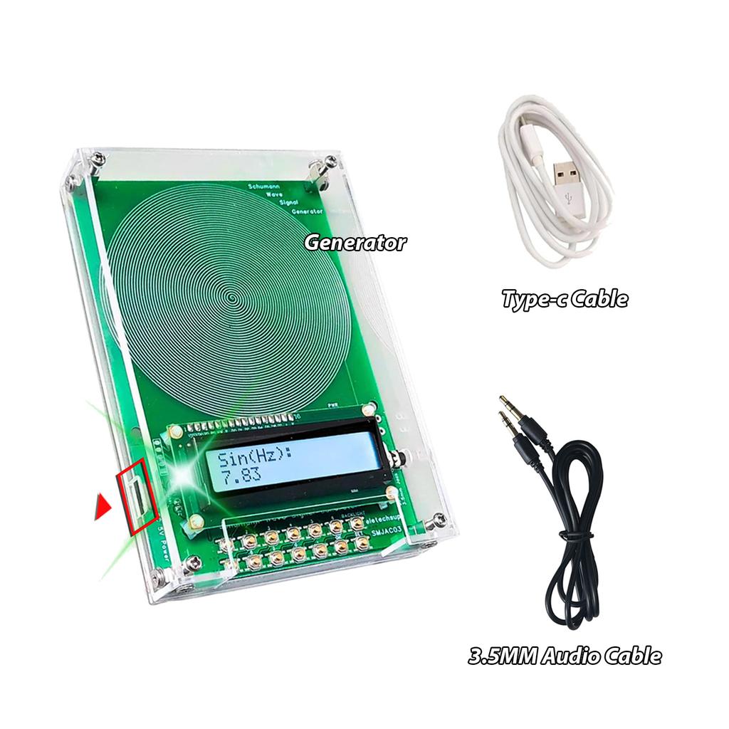 Schumann Wave Generator Electromagnetic Wave Version Extremely Low Frequency Pulse 7.83Hz Earth Resonance Frequency Generator