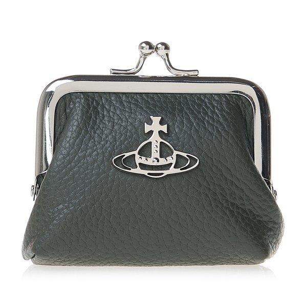 Vivienne Westwood Vivienne Westwood Dames Grijs Leer Mini Frame Portemonnee 52010004 L001j M410