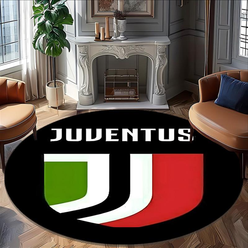 1pc Football Team (78) Design Printed Area Round Carpet for Bedroom Living Room Home Decor Rugs Mat Non Slip Mat Rug for Bedside