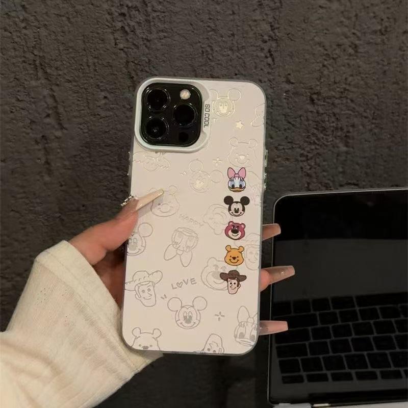 

Hollow Cartoon Apple iPhone 13-17 Cute High-end Phone Case for Pro Max iPhone 15