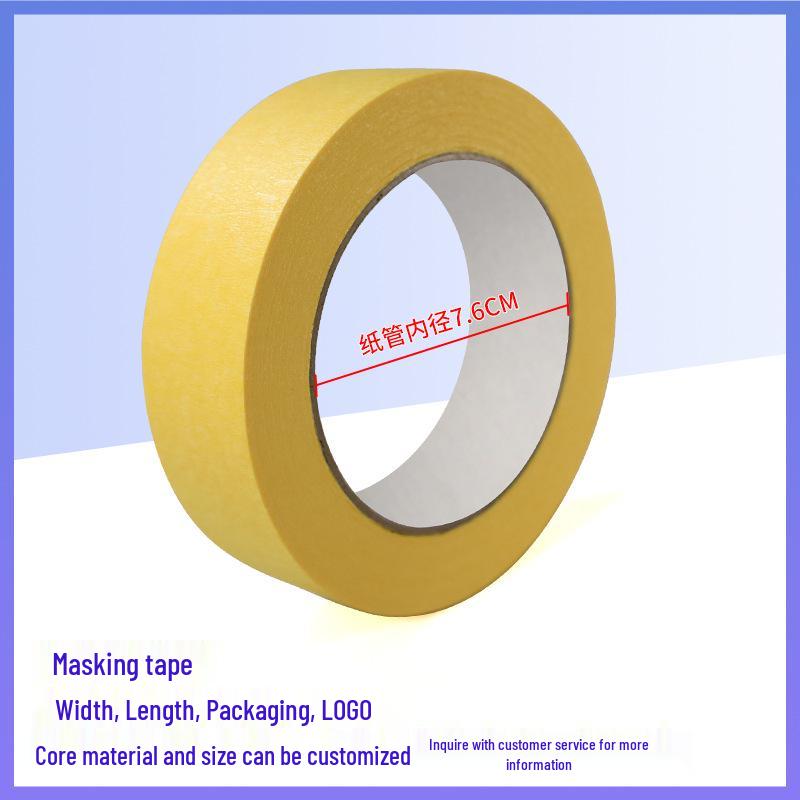

Strong Adhesive White Washi Tape for Grouting, Painting & Color Separation - No Primer Damage, Residue-Free