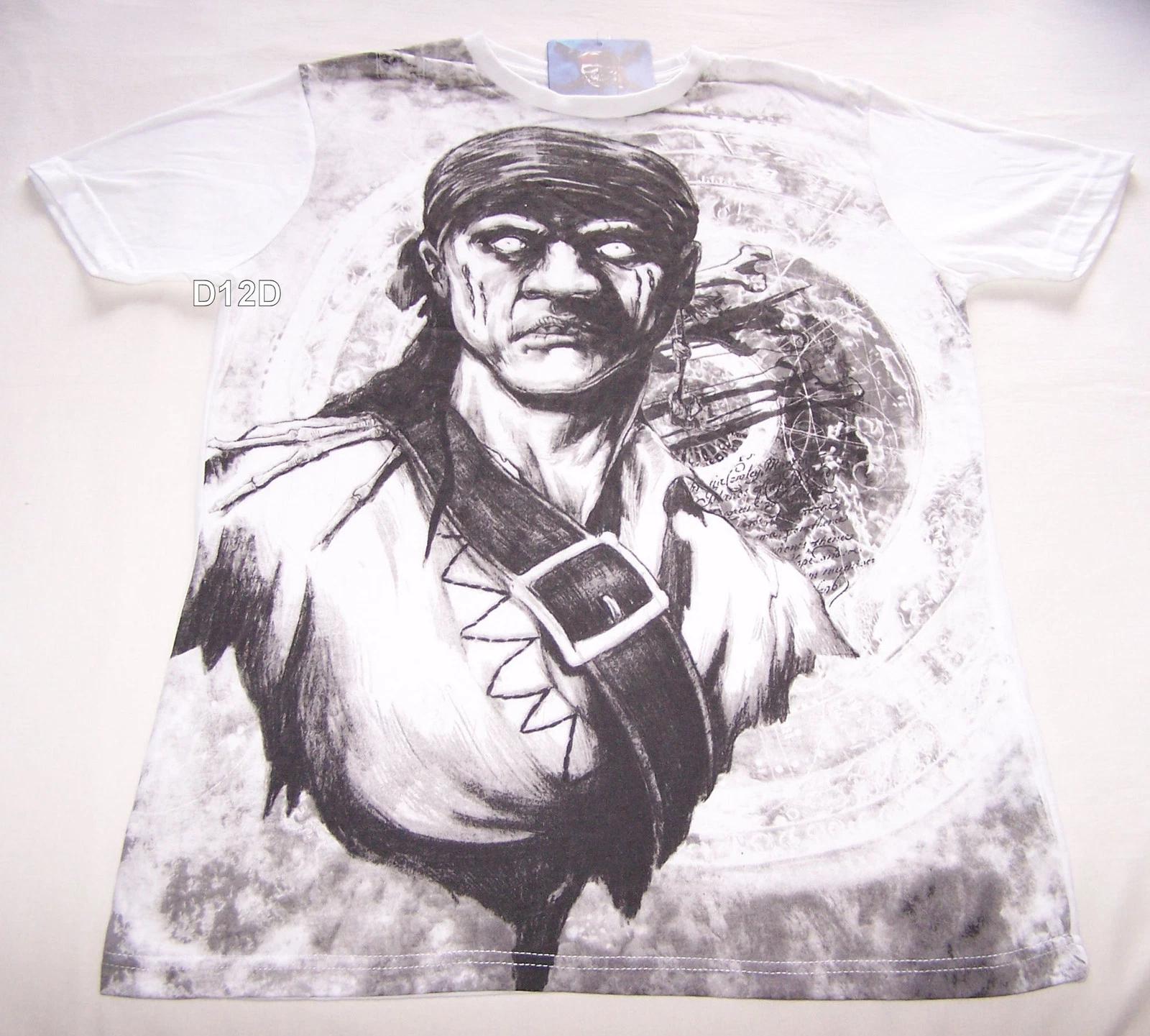 Pirates Of The Caribbean Mens White Pirate T Shirt Size XXS New S