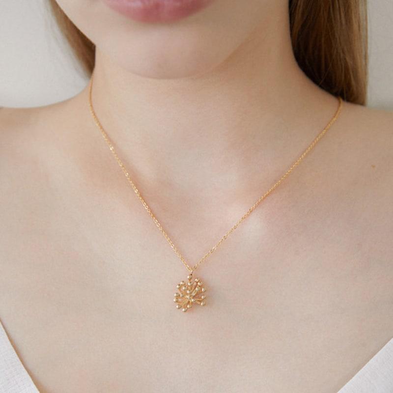 halden fruit tree pendant necklace (N042_gold)