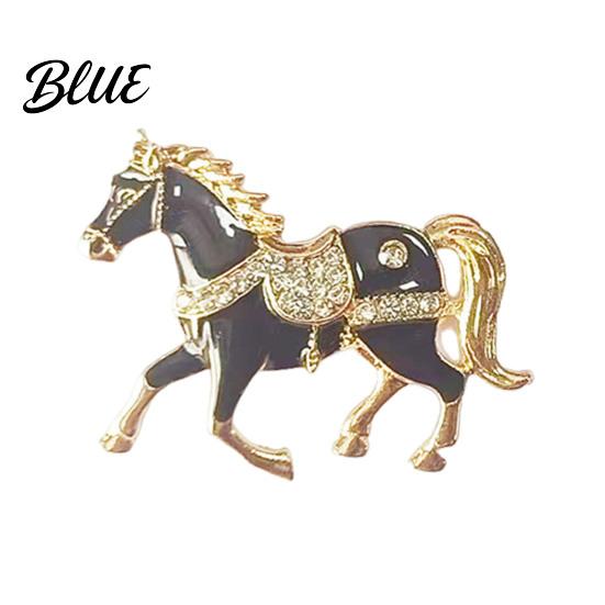 Equestrian Fashion Accessory 1/4Pcs Horse Brooch Alloy Enamel Pin