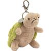 JELLYCAT Amphibious & Crawling Series Timmy Turtle Bag Companion Healing Doll Plush Pendant 6cm Height 14cm Length