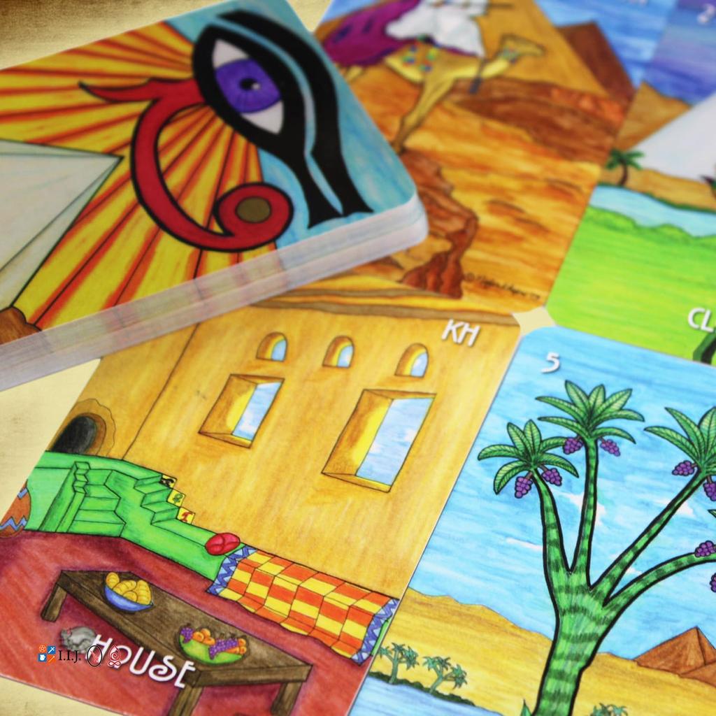 I.I.J Lenormand Cards, The Egyptian Lenormand Oracle Cards, Fortune Telling, with Japanese Instructions, Authentic