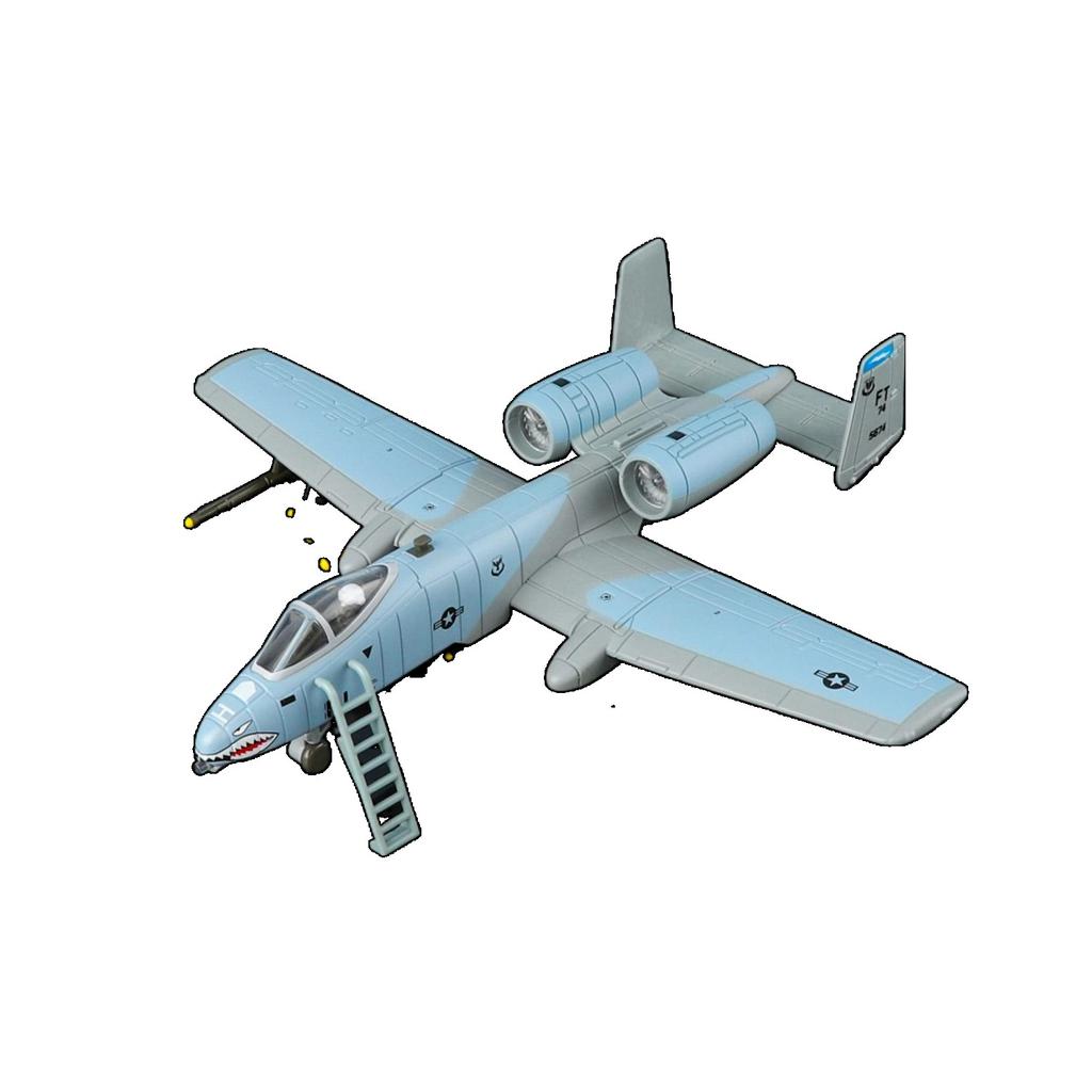 1/72 A-10 Thunderbolt II Fighter Toy Plane Aircraft Model Diecast Metal Airplane Miniature Unique Collection Gift for Children