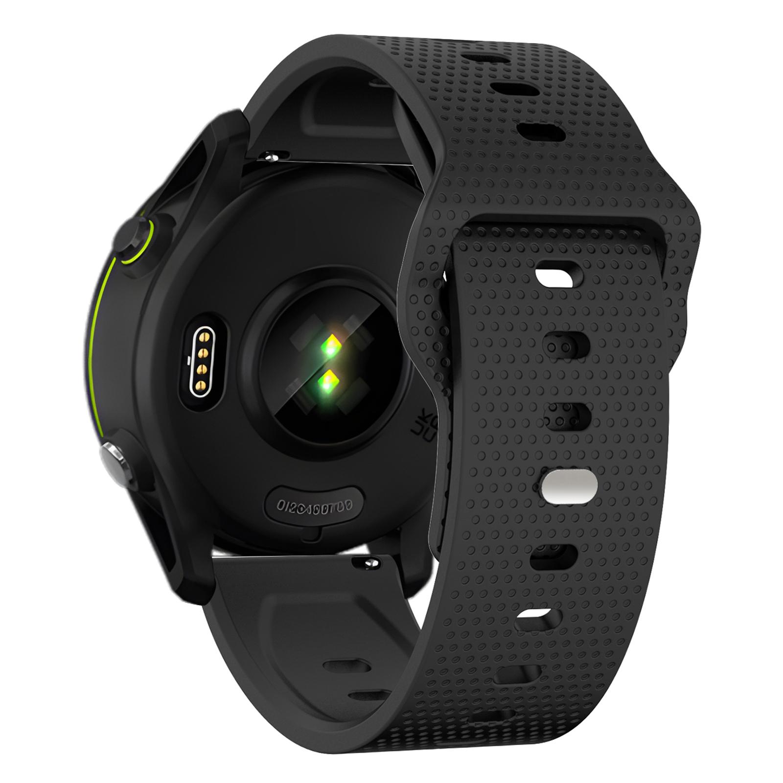 

KALEBOL 20mm Strap for Huawei Watch GT 3 42mm/GT 3 Pro 43mm Dots Silicone Watch Band Black