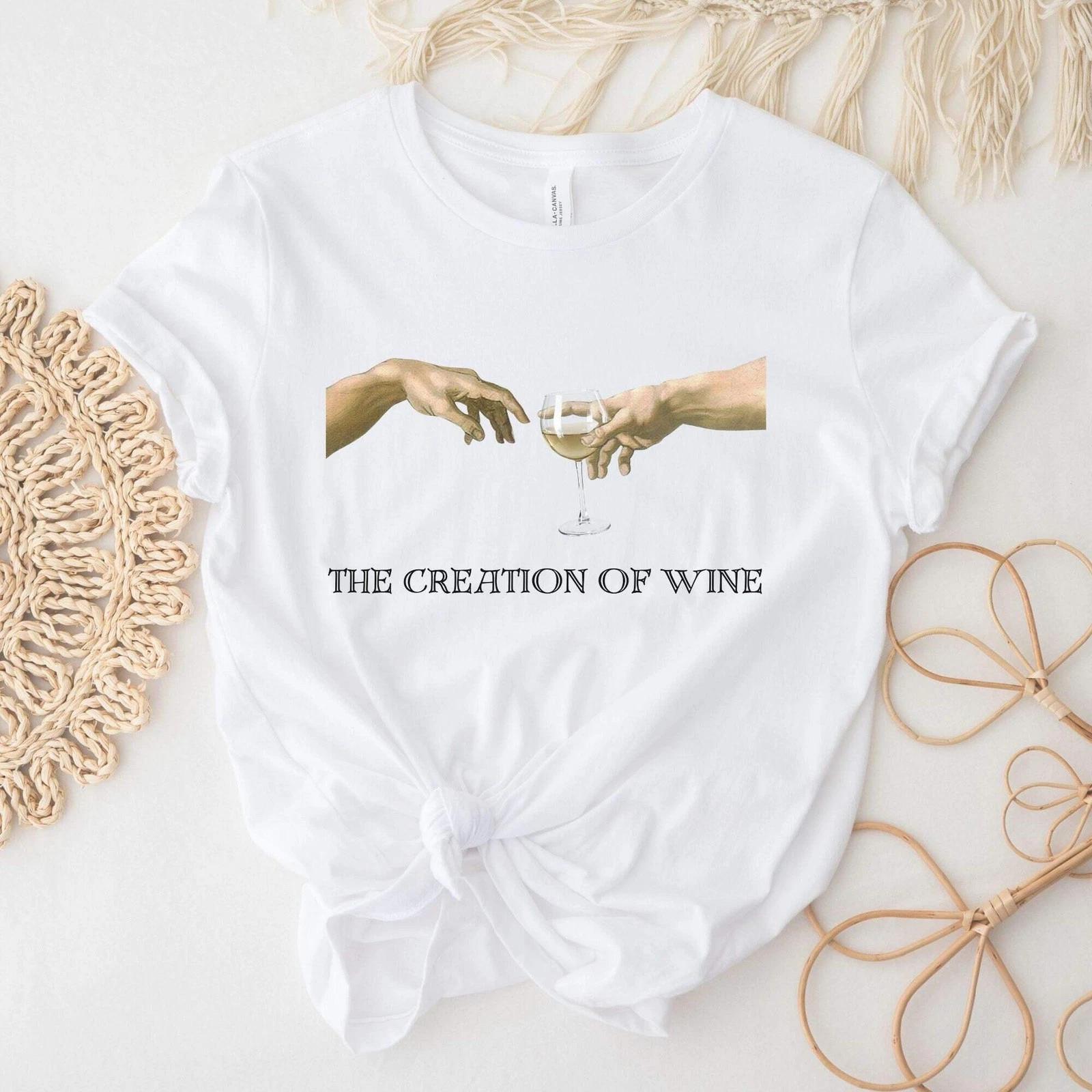 The Creation Of White Wine T-Shirt 2XL