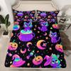 Cute ghost bedding set for boys, girls, teenagers, bats, pumpkin lanterns, Halloween