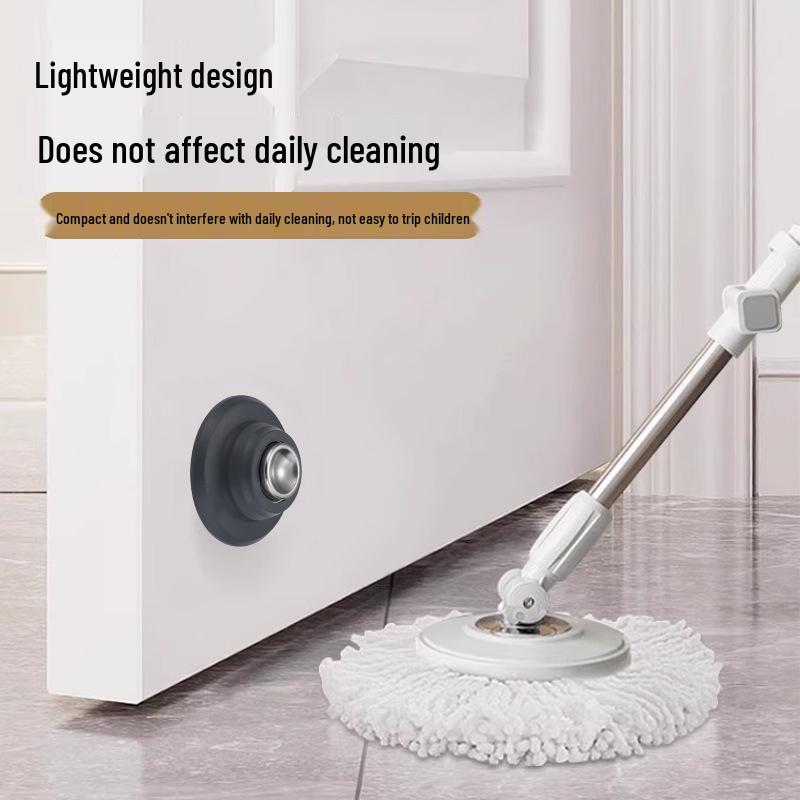 Magnetic Silicone Door Stopper - Punch-Free, Silent, Anti-Collision for Home, RV, Bathroom, Floor, and Room Doors