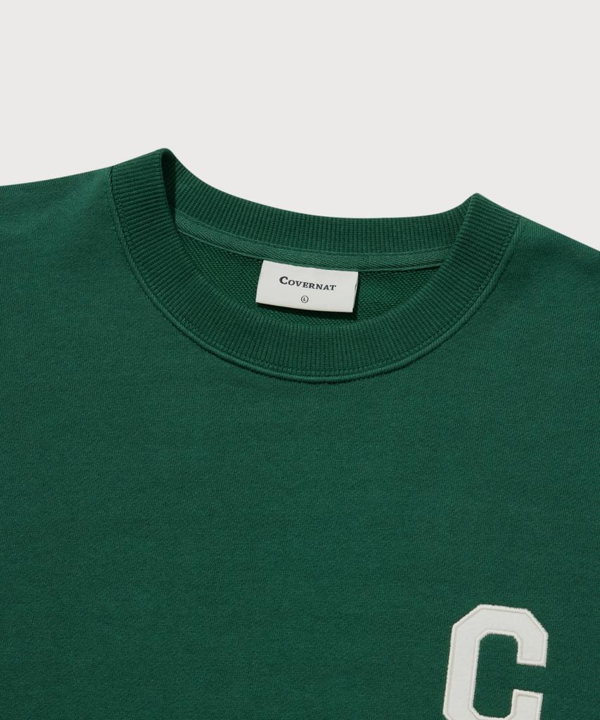 COVERNAT C Logo Sweatshirt Green