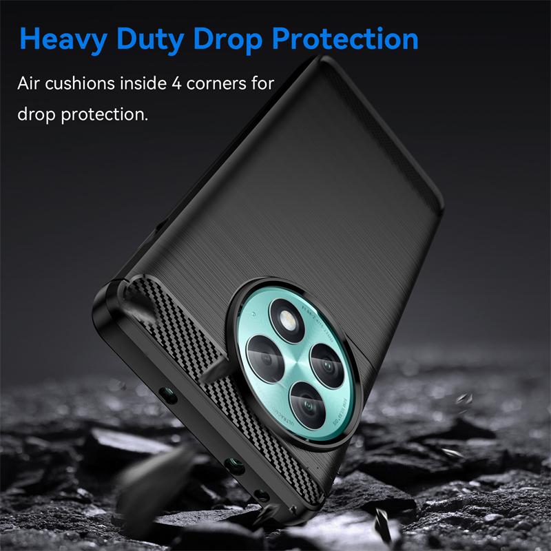 For OnePlus Ace 2 Pro Case Anti-knock Soft Silicon Carbon Fiber Back Cover For OnePlus Ace 2 Pro Case For OnePlus Ace 2 Pro Case