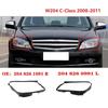 1Pair Car Headlight Trims Sealing Cover 2048260991 2048261091 For Mercedes Benz W204 C-Class 2008-2011 Car-Styling Parts