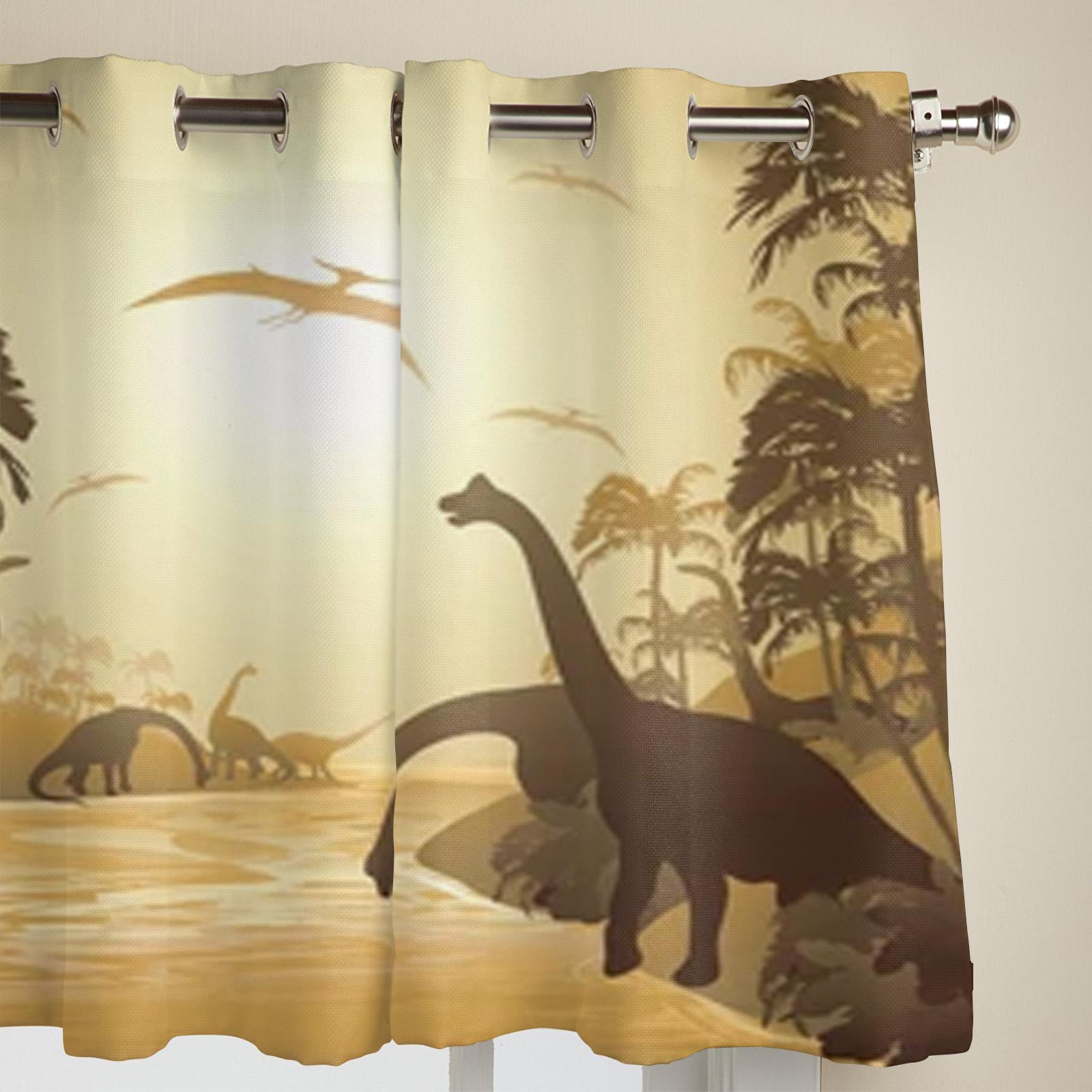 Динозавры на тропическом пейзаже — фото 5