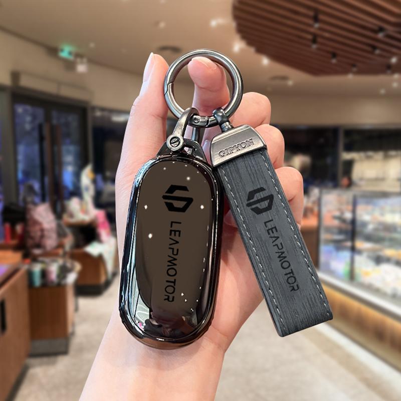 2024 Leapmotor C11/C01 Schlüsseletui: Hochwertiger Auto-Innenraum Herren-Schnalle & Damen-Tasche
