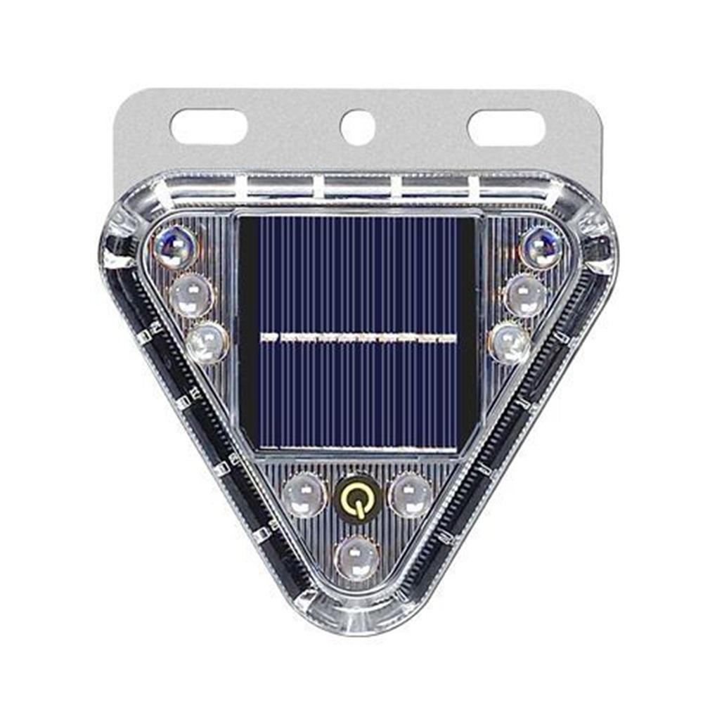 Multicolor LED Wireless Truck Lamp Solar Powered Strobe Flashing Triangle Lamp Motorcycle Use