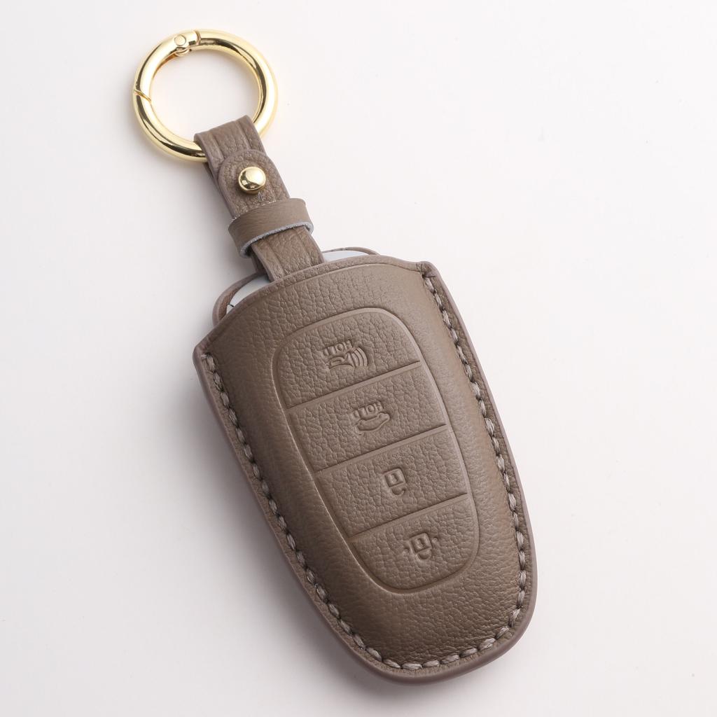Customized for modern car key cover, purely handmade high-end leather key protective cover, car supplies
