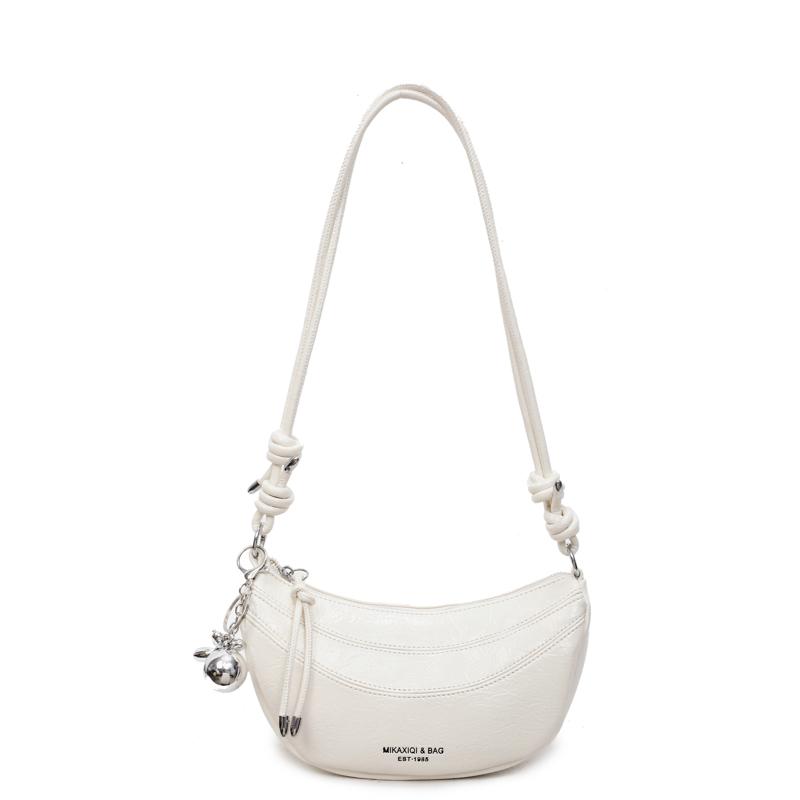 

Simple Casual Fashi Versatile PU Shoulder Bags Large Capacity Commute Hot Trendy Crossbody Bags for Women 2026 New бежевый