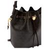 Tory Burch T Monogram Brand Micro Logo Adjustable Detachable Shoulder Strap Bucket Bag Women Bags Black Brown 168805-200