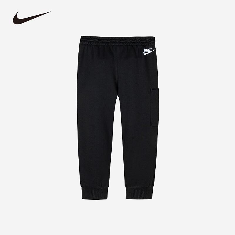 Nike Kids  Ribbed Cuffed Joggers 120/56 (6) чёрный