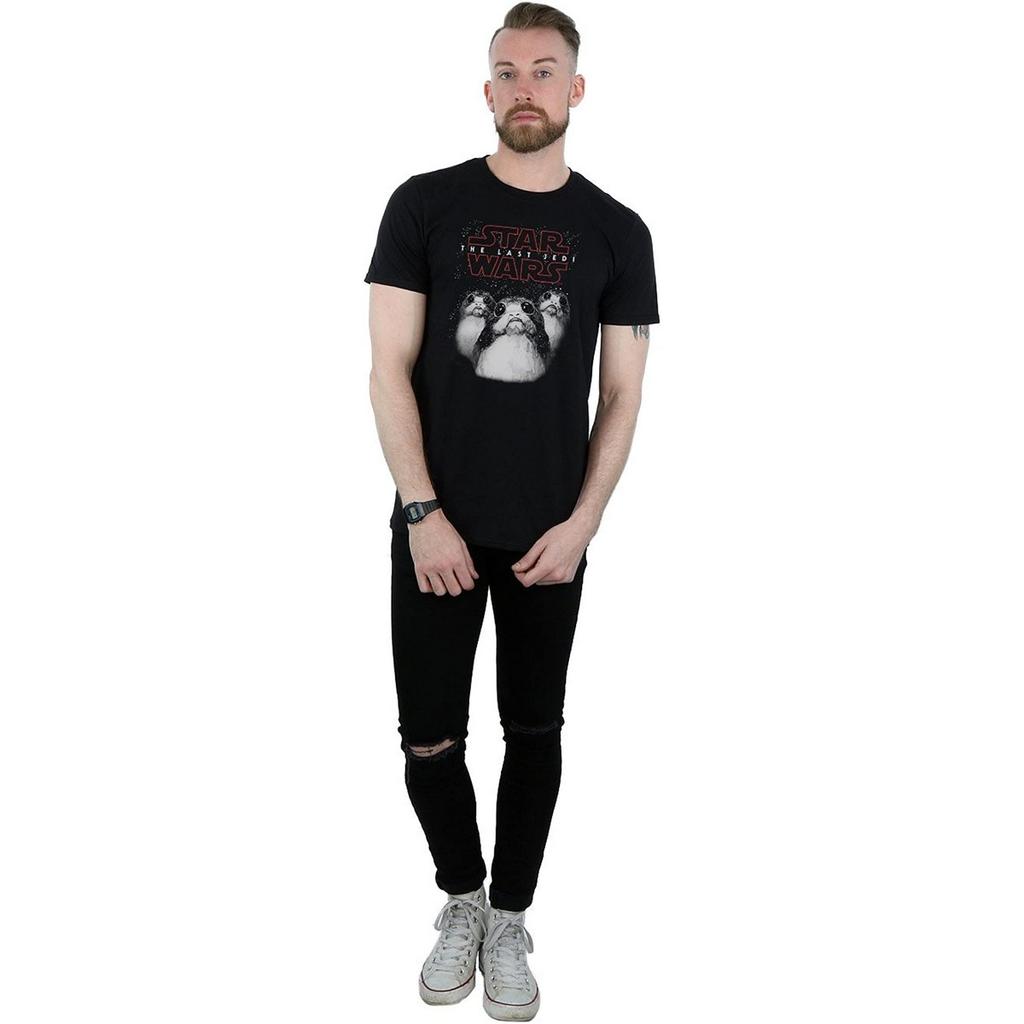 Krieg der Sterne: Das letzte Jedi-Herren-Porg-Baumwoll-T-Shirt
