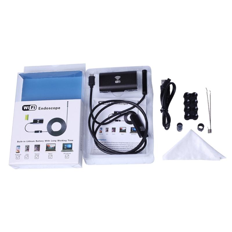Endoscope Camera with Light for Cellphone,Borescope Inspection Camera with Adjustable LED Light Waterproof Snake Camera