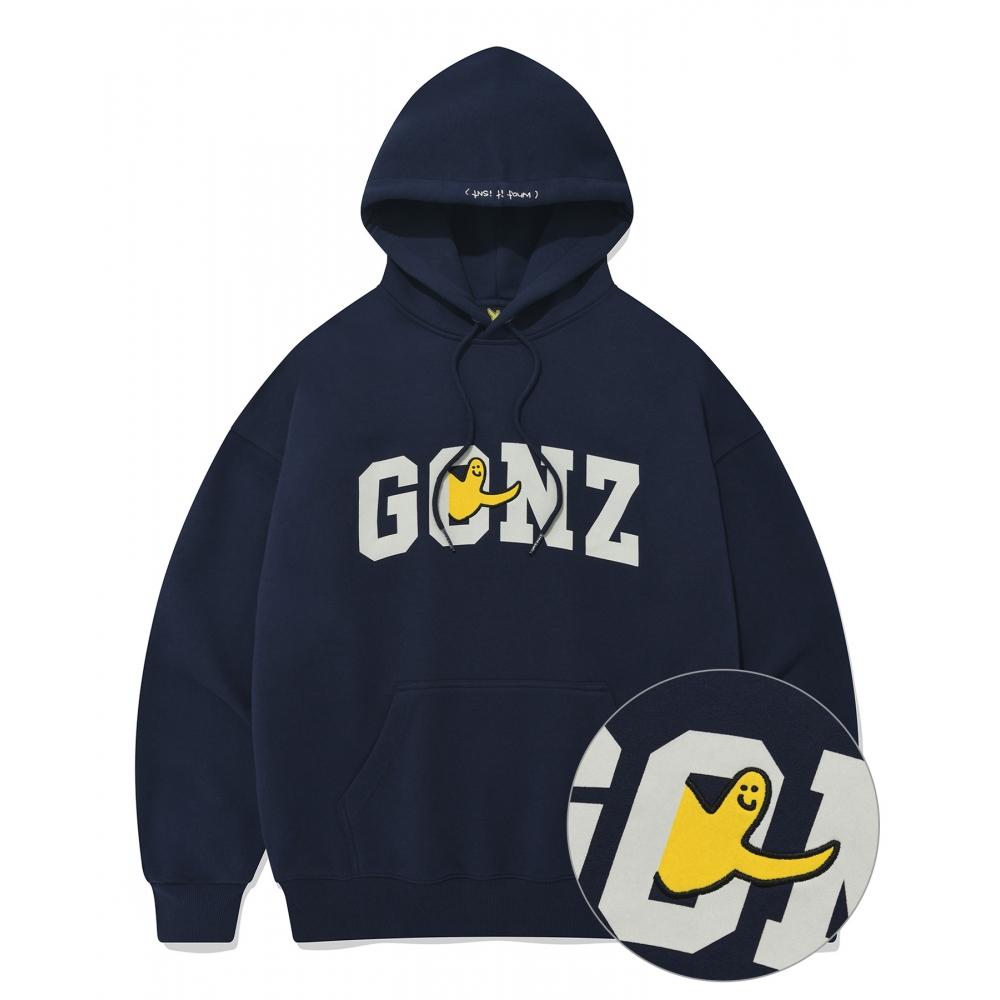 

WHATITISNT GONZ Angel Arch Logo Hood Темно-синий