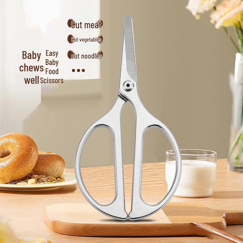 Kitchen & Baby Food Serrated Non-slip Multi-functional Scissors