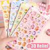 Cute Creative 3D Relief Stickers Candy Ghost Drop Stationery Sticker DIY Decor Scrapbooking Aesthetic Stickers