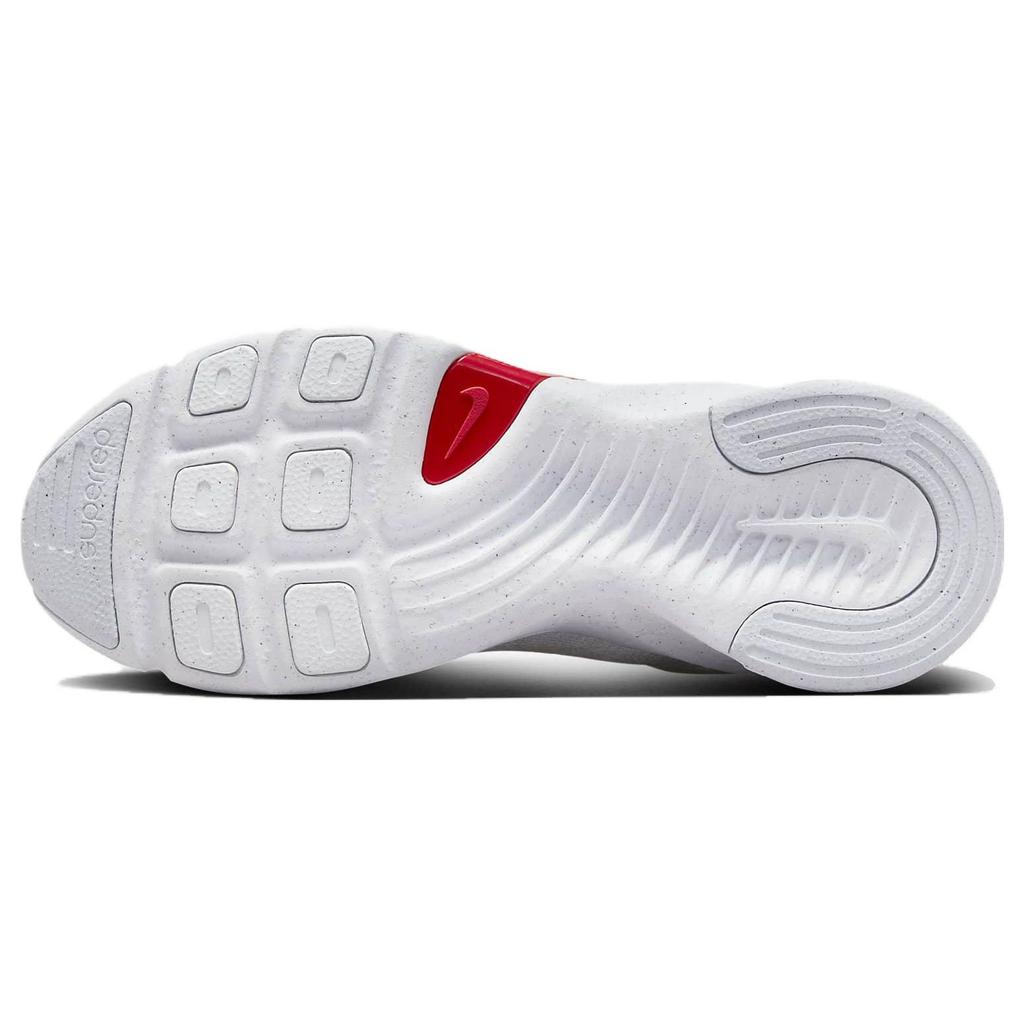 Nike Superrep Comfortable Versatile Non-Slip Durable Low-Top Training Shoes Men Sneaker White Red DH3394-100