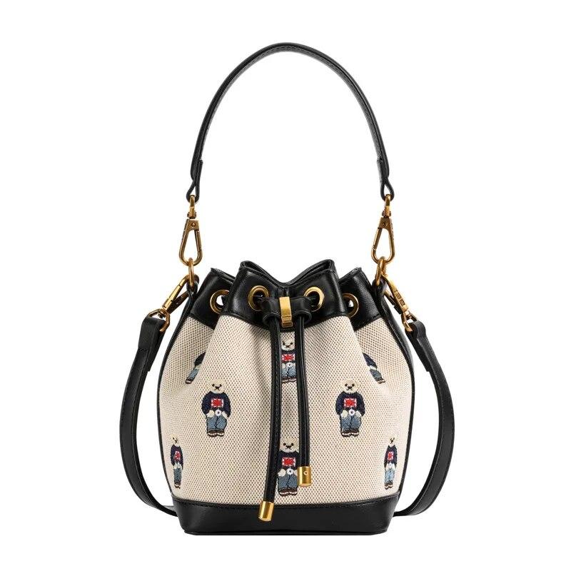 Kabelka Bucket do ruky pro ženy 2024 Nová crossbody taška Messenger s vysokou kapacitou Ruční ramenní kabelky Kabelky Psaníčko