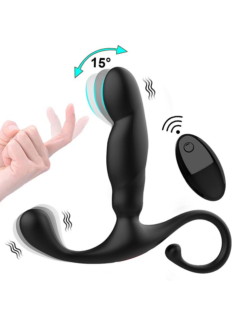 Male Prostate Massager Dual Motor Anal Vibrators Wireless Remote Control Stimulate Anus Vibrating Butt Adult Sex Toys For Men