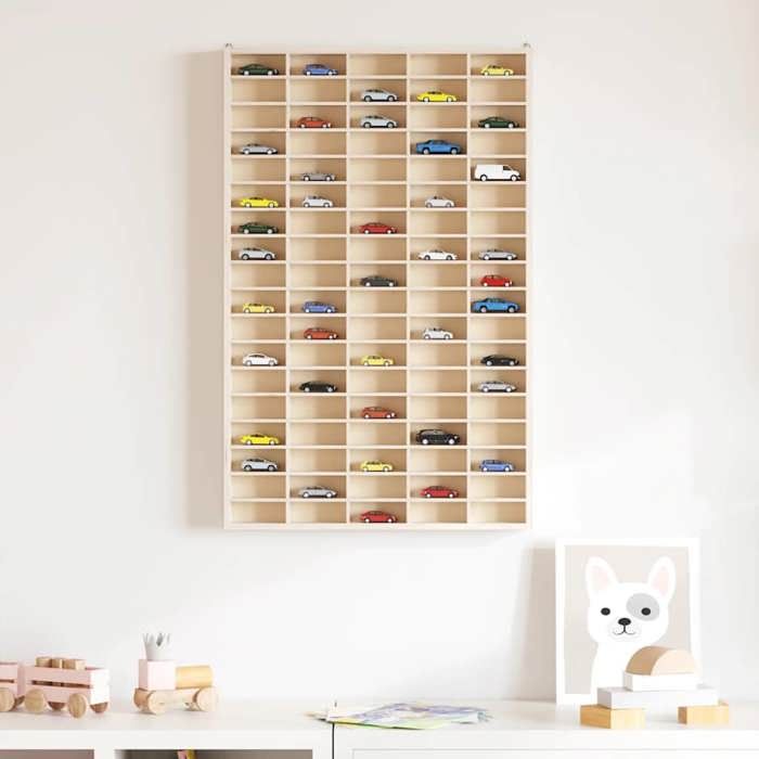 VidaXL Vitrine de collection en bois avec 90 compartiments 4017379