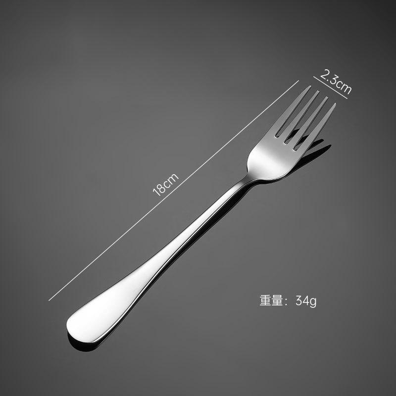304 Stainless Steel Fork Tableware Steak Western Fork Household Dining Dessert Fruit Quality Salad Fork