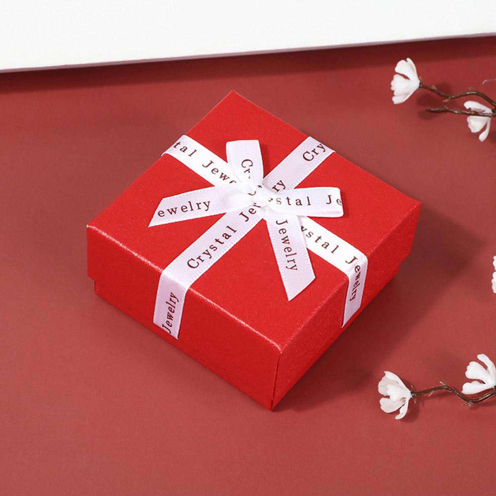 

Jewelry Organizer Ring Storage Box Gift Box Necklace Paper Box For Home Organization Gifting Travel красный