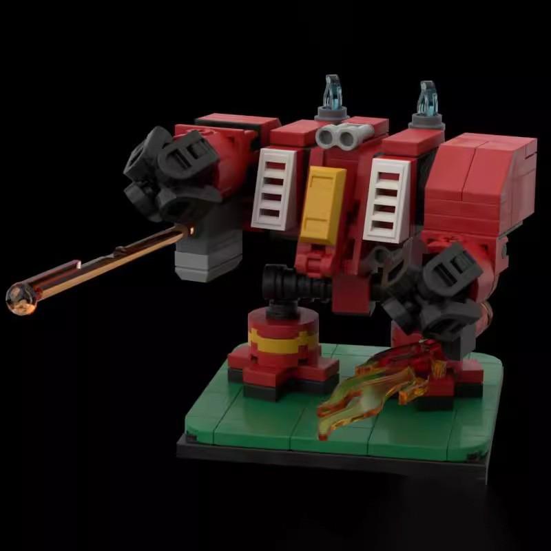 M-114546 Mini Warhammer Mech Compatible Lego Kids Puzzle Assembly Small Mech Building Block Gift