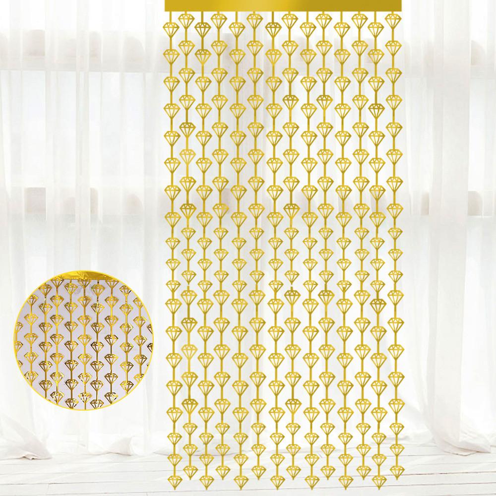 Eyecatching Meter 1x2 Party Decoration Curtain In Multiple Colors Ideal Celebrations For