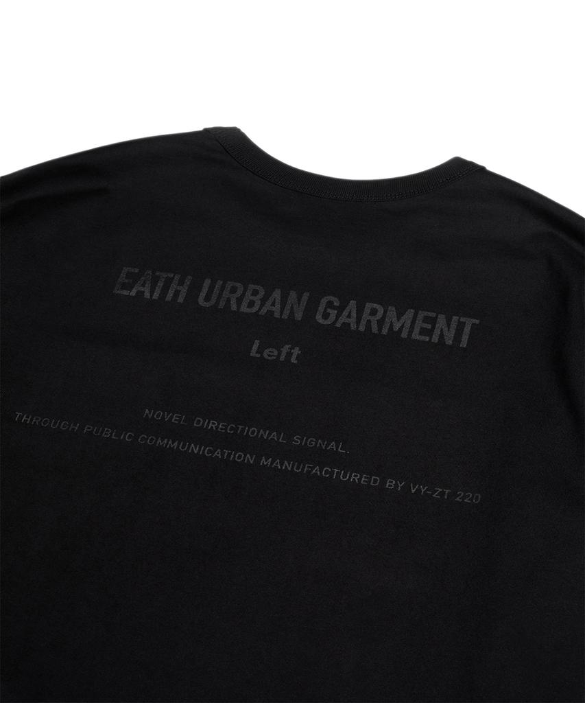 Left Seoul Two-Pocket Heavy Cotton Long Sleeve [Black]