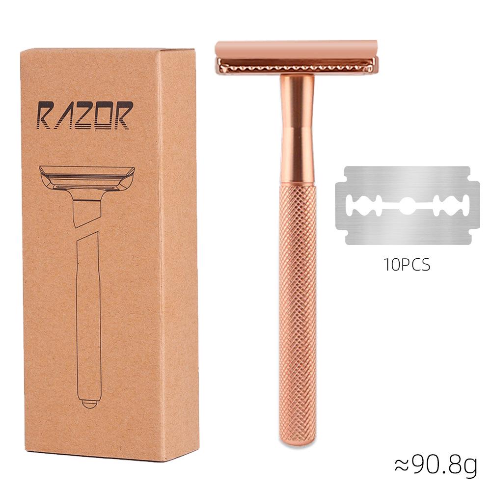 Retro Fully Enclosed Metal Manual Razor - Classic Shaver