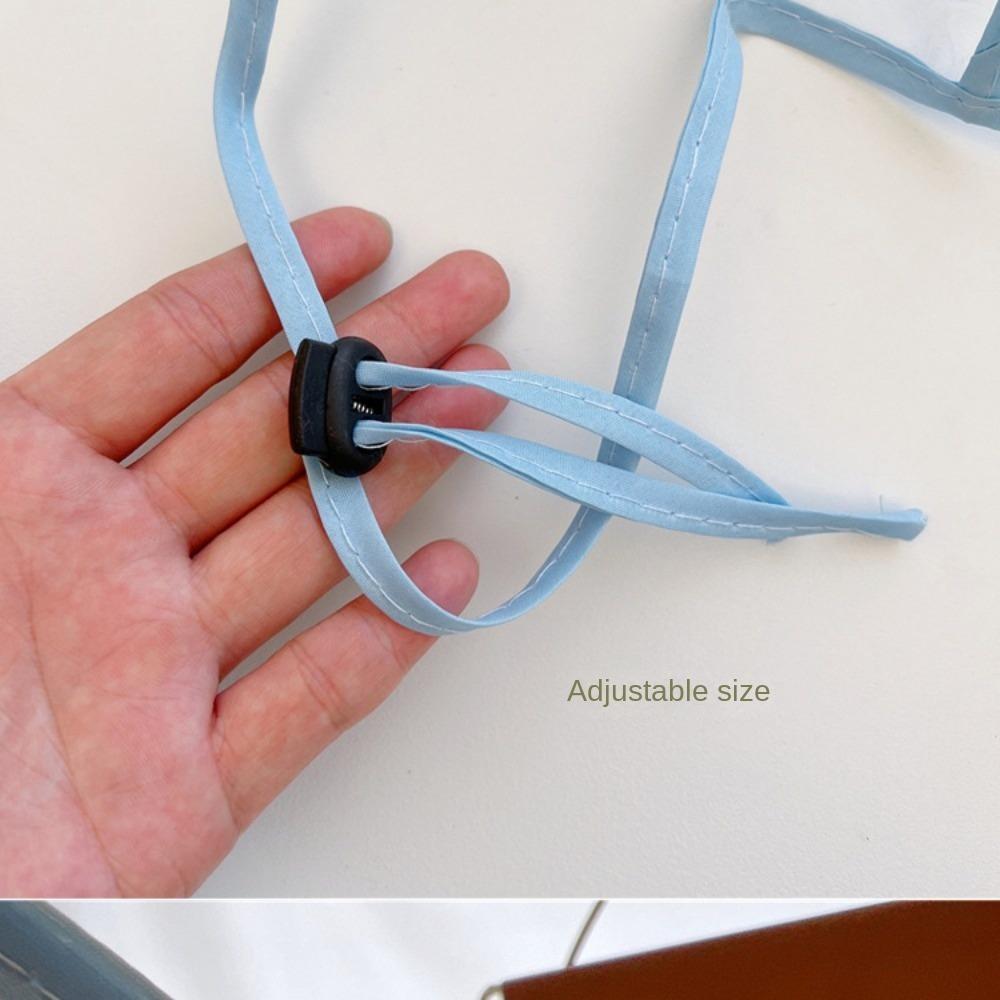 Breathable Face Mask Transparent Foam Cap Removable Baby Protective Cap