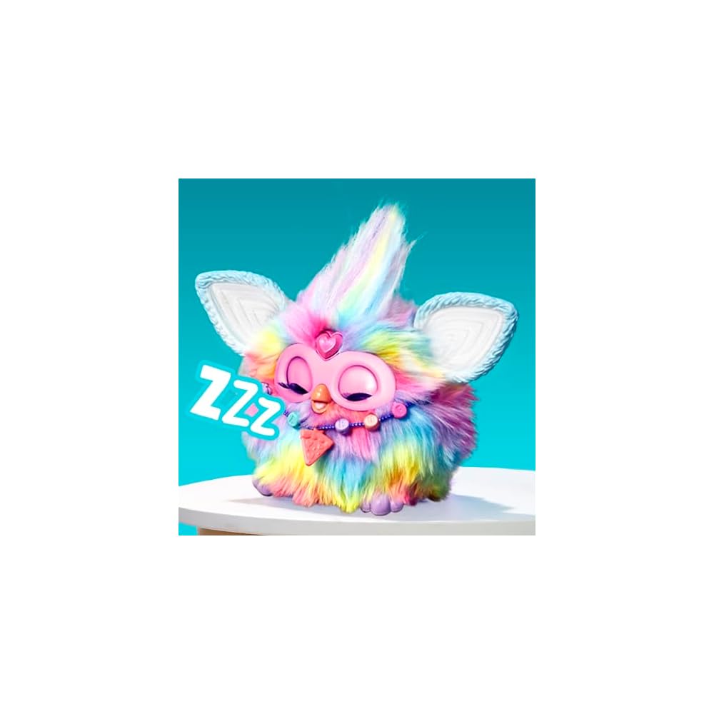 Hasbro Furby Tye-Dye Interactive Toy with 15 Fashion Accessories for Boys and Girls Ages 6 and Up