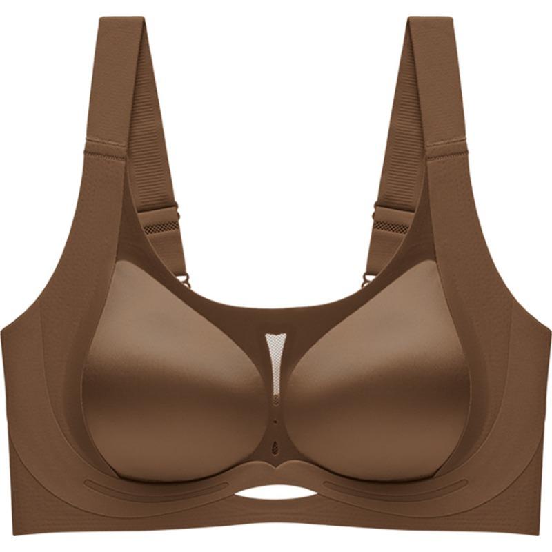 Soft Support Seamless Bra For Large Breast Side Support Push Up