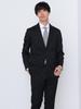 Anzug Basic Uni 2-Knopf-Anzug SCHWARZ M [BEAMS HEART] Herren