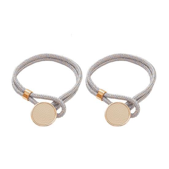 1 Pair Practical Curtain Tieback Exquisite Reusable Wear-resistant No Hooks Required Curtain Buckle Punch Free for Hotel