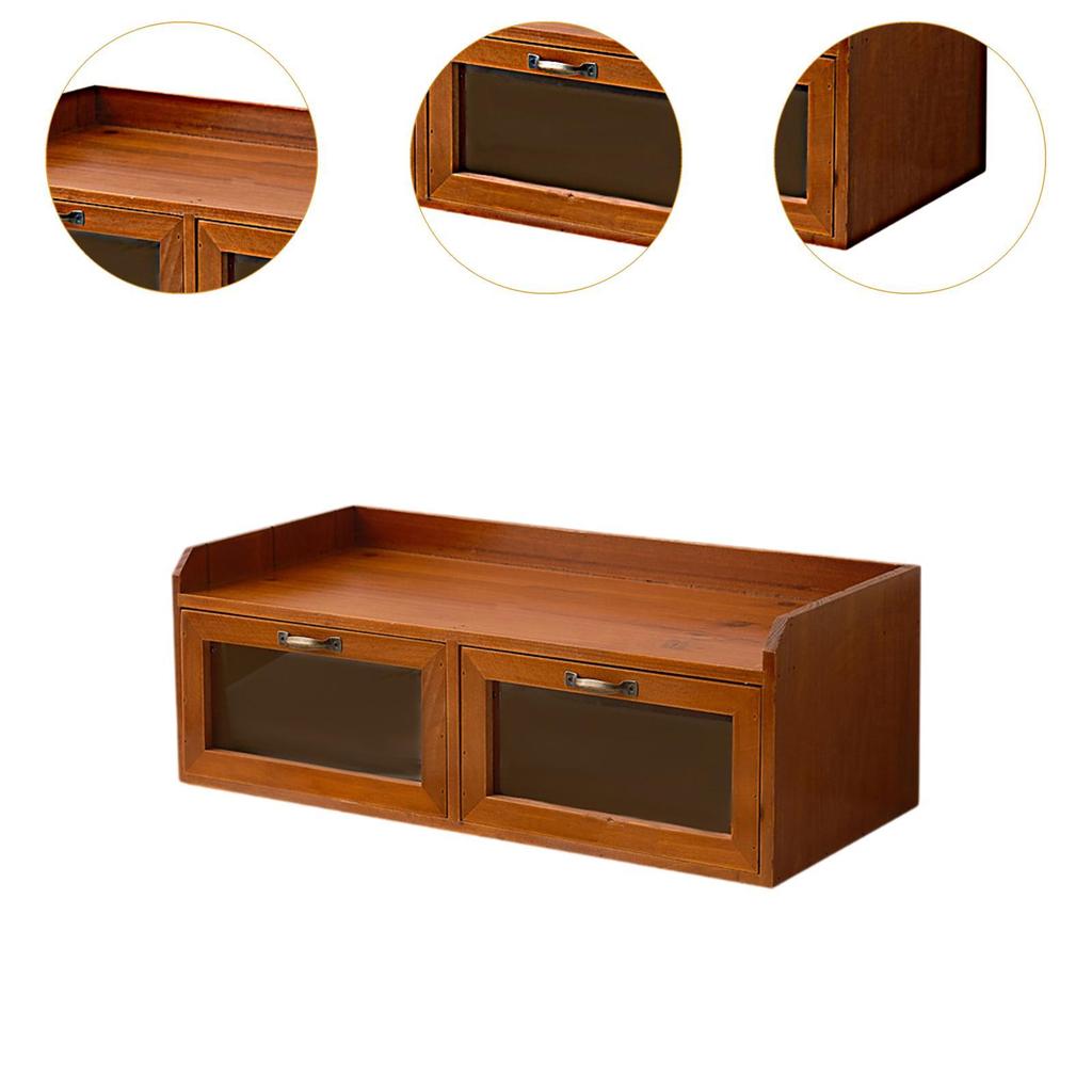 Desk Organizer Featuring Drawers, Suitable for Stationary and Personal Care