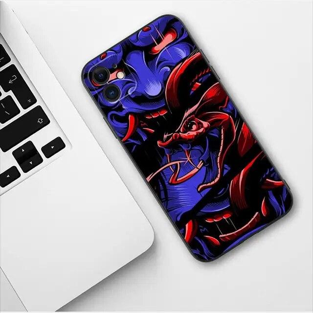 Animação moda macia adorável telefone para iphone 6s xs x plus xr 6 12 mini max 11 8 13 14 7 pro silicone macio tpu caso capa