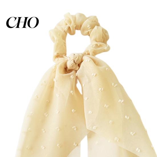 Comfortable Ponytail Holder Hair Tie High Elasticity Bow Ribbon Design Lightweight Yarn Rope Versatile Accessory