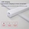 10/20/30/50CM LED Night Light Motion Sensor USB Rechargeable Ultrathin Wireless Wardrobe Kitchen Cabinet Night Light Warm Light